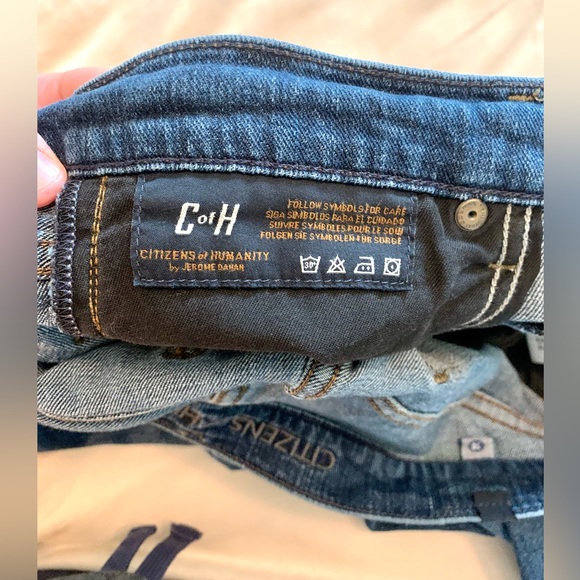Citizens Of Humanity-COH Women's Sz 26 Dylan Relaxed Boy Jean Blue Cotton Blend - Picture 7 of 12